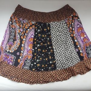 Boho Floral Skirt